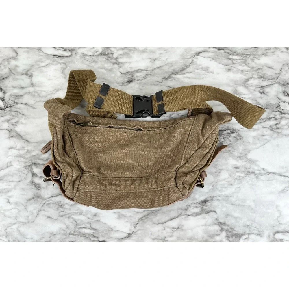 Vagabond Traveler Canvas Waist Bag Boho Festival Outdoor Active